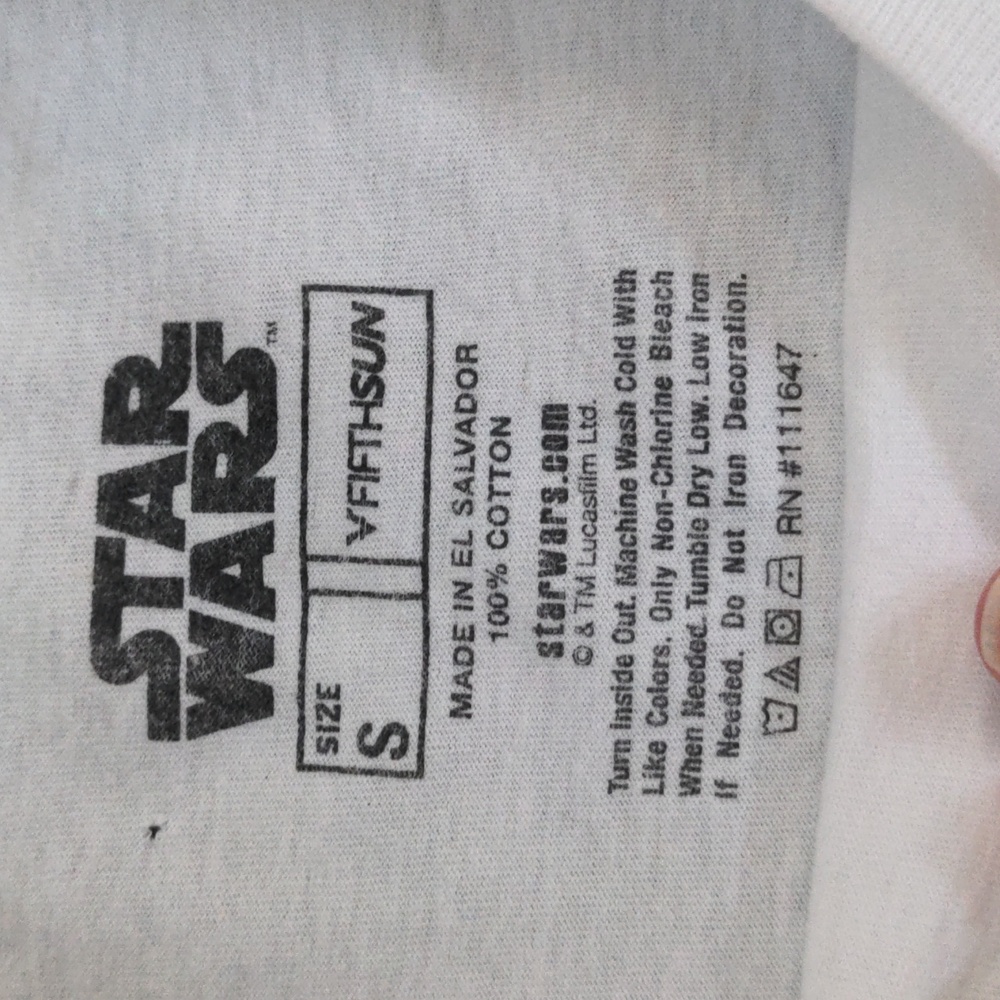 Star Wars baby Yoda small crop T-shirt - Picture 4 of 7